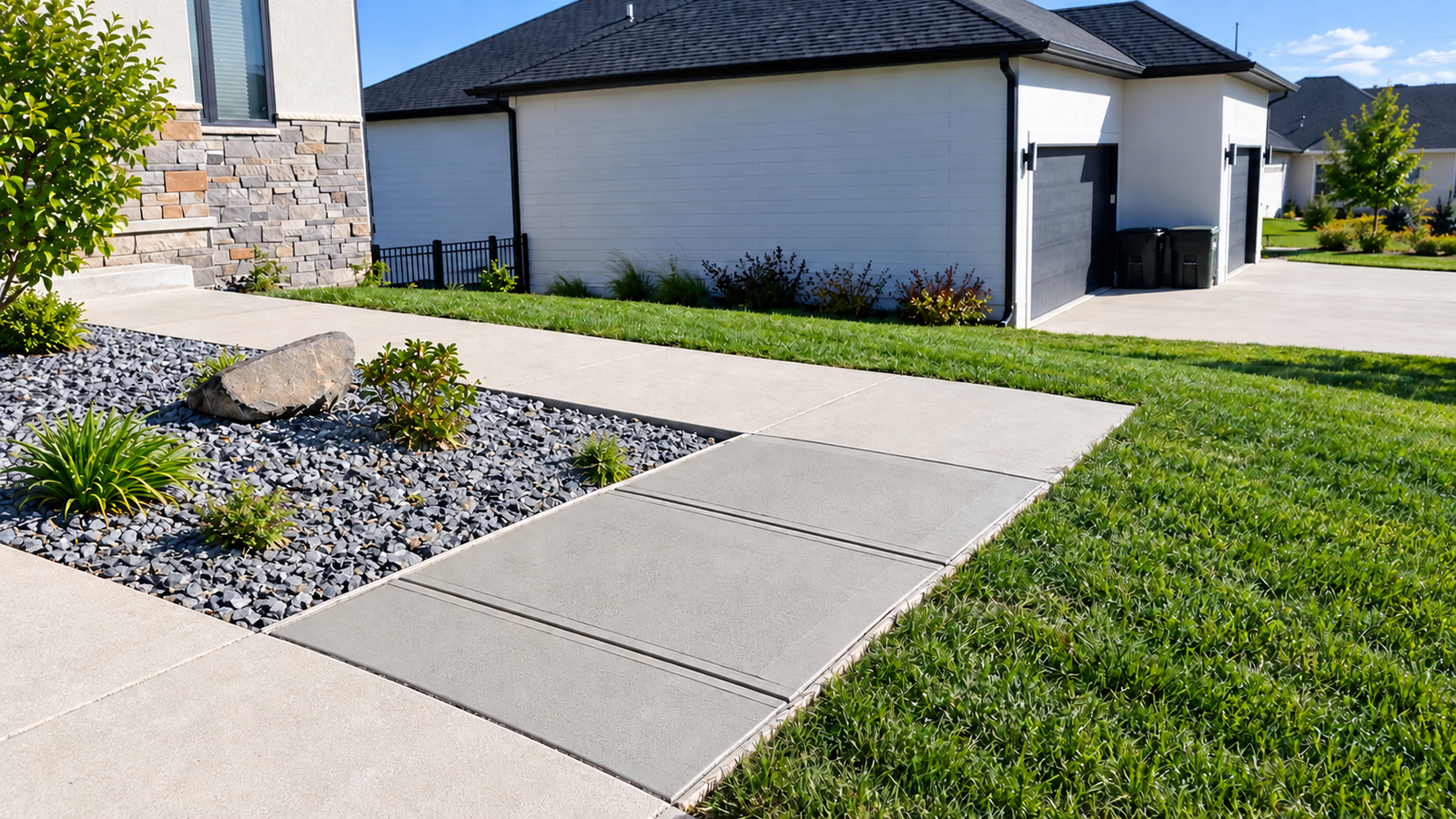 gerdes landscaping sidewalk